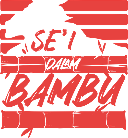Sei Dalam Bambu Logo PNG Red