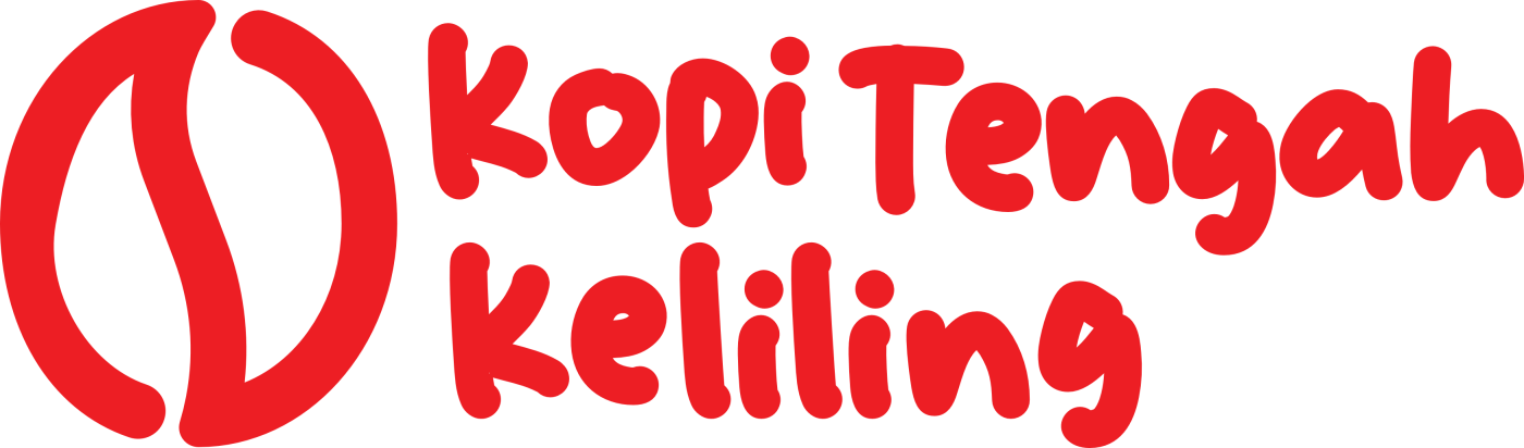 Logo kopi tengah keliling